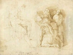 Figures by Battista Franco