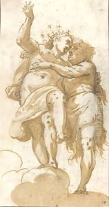 Two Allegorical Figures by Francesco Maffei