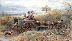 Going To Market 2 by Myles Birket Foster