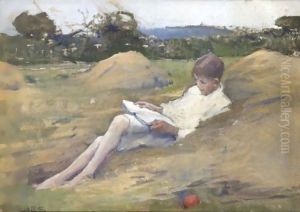 Alec Reading by Elizabeth Stanhope Forbes
