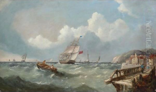 Shipping Leaving Harbour - view 1
