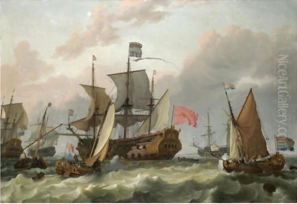 The Departure Of William III And Mary Of Orange, 1688 - view 1