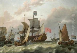 The Departure Of William III And Mary Of Orange, 1688 thumbnail