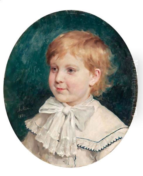 Bildnis Eines Knaben, 1880 Portrait Of A Boy, 1880 - view 1