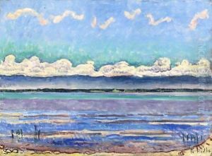 At Lake Of Geneva by Ferdinand Hodler