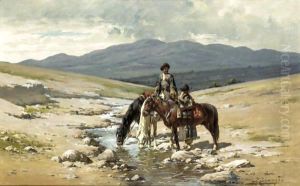 Watering The Horses Watering The Horses