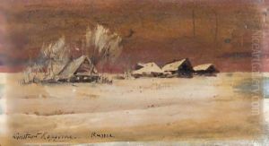 A Pair Of Views Depicting Russia by Konstantin Alexeievitch Korovin
