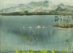 Island Of Paqueta, Brasil by Boris Dmitrievich Grigoriev