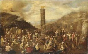 L'Adorazione Del Vitello D'Oro by Scipione Compagno