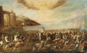 Il Martirio Di Sant'Orsola by Scipione Compagno