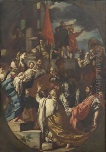 Adorazione Dei Magi by Francesco Solimena