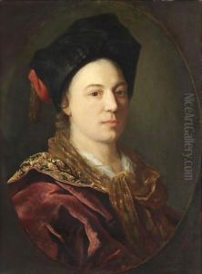 Ritratto Di Giovane Uomo Con Berretto Nero by Italian School