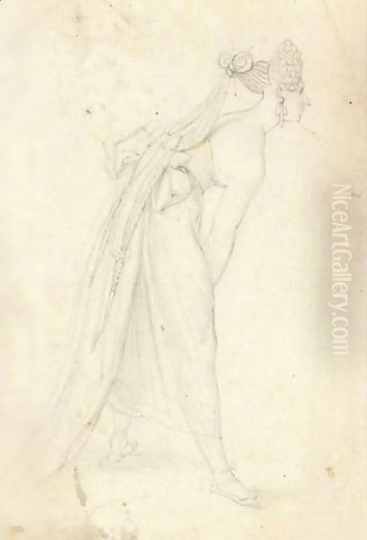 Courtesan Bending Forward - view 1