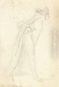 Courtesan Bending Forward by Johann Henry Fuseli
