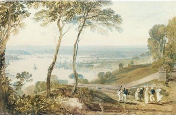 Plymouth, From Mount Edgcumbe - view 1