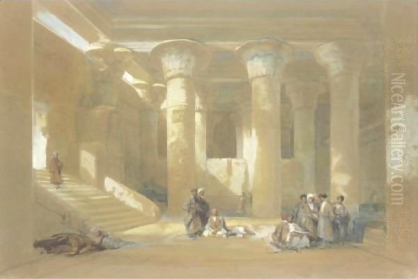 The Grand Portico Of The Temple At Esneh, Egypt - view 1