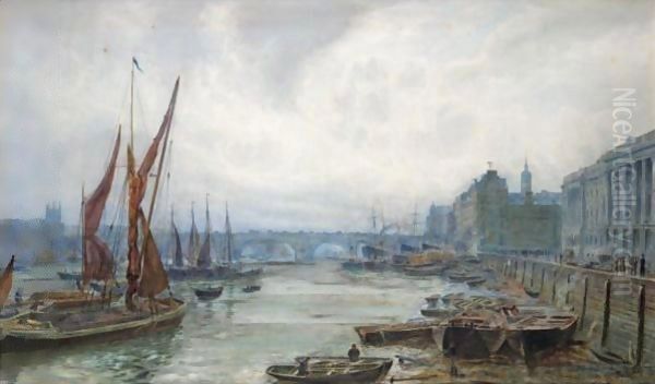Shipping On The Thames - view 1