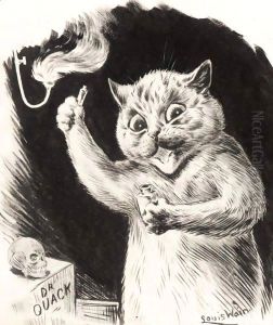 Dr Quack by Louis Wain