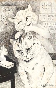 The Phrenologist by Louis Wain