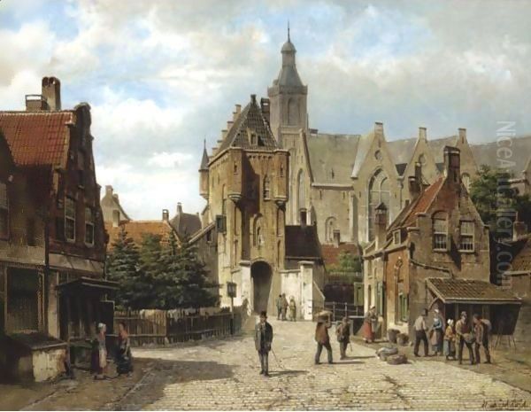 A Street In Vianen, Holland - view 1