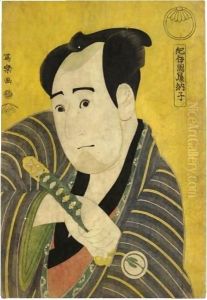 Sawamura Sojuro III As Kujaku Saburo