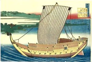 Fujiwara No Toshiyuki From The Series 'Hyakunin Isshu Ubaga Etoki'