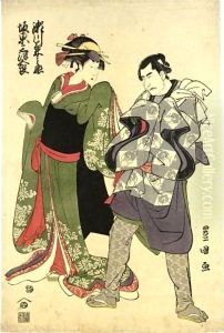 Segawa Kikunojo III And Bando Mitsugoro II In Unidentified Roles