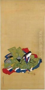 Women by Fujiwara Mitsunari