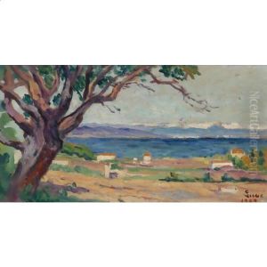 La Baie Des Canebieres A Saint Tropez by Maximilien Luce