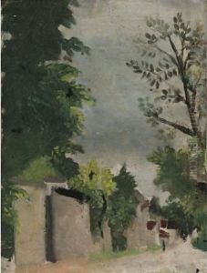 Esquisse Pour Un Paysage De Pontoise by Henri Julien Rousseau