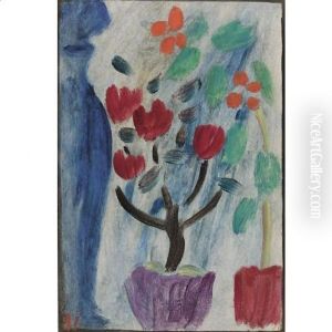 Grosses Stilleben Blumen (Large Still Life Flowers) by Alexei Jawlensky