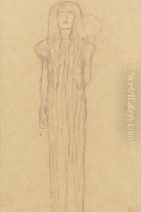 Viktoria Von Vorne by Gustav Klimt