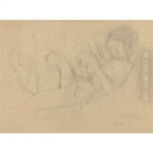Etude Pour 'Katia Lisant'