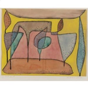 Marchen Baume (Fairy-Tale Trees) by Paul Klee