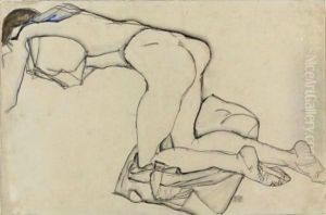 Nude Girl by Egon Schiele