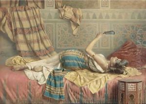 A Reflection Of Harem Beauty by Francesco Ballesio