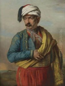 Portrait Of An Eastern Nobleman by Vernet Claude Joseph