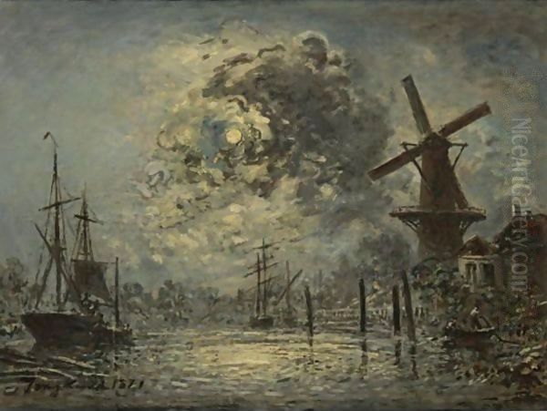 A Canal Near Leiden - view 1