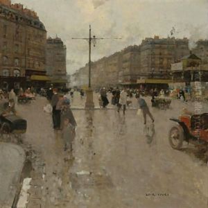 Avenue De La Republique, Paris by Luigi Loir