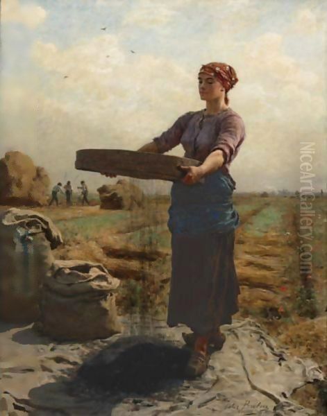 Peasant Woman Sifting Rapeseed (Cribleuse De Colza) - view 1