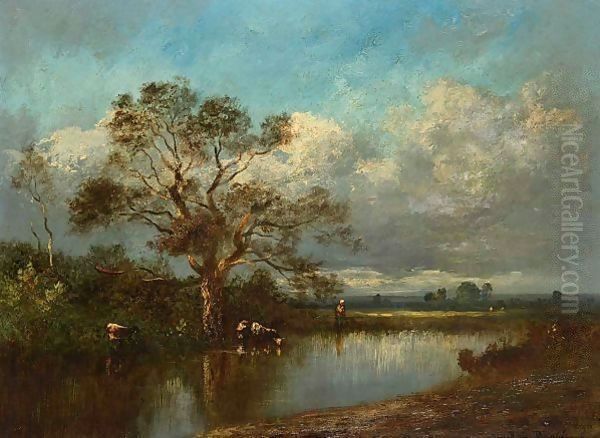 Cows In A Landscape - view 1
