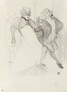 Rejane Et Galipaux, Dans Madame Sans-Gene by Henri De Toulouse-Lautrec