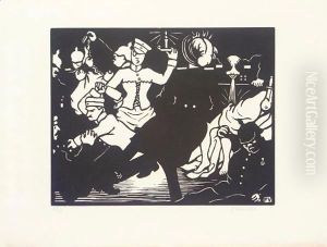 C'Est La Guerre by Felix Edouard Vallotton