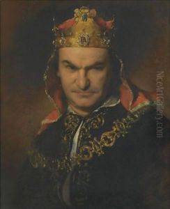 Portrait Of The Actor Bogumil Dawison As Richard III