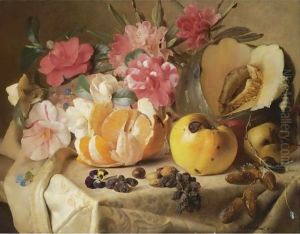 Still Life With Autumn Fruits by Theude Gronland