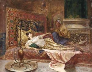 Reclining Odalisque by Ferencz-Franz Eisenhut