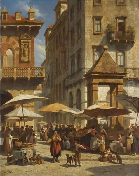 Piazza Delle Erbe, Verona - view 1