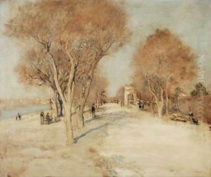 Bord De Seine by Jean-Francois Raffaelli