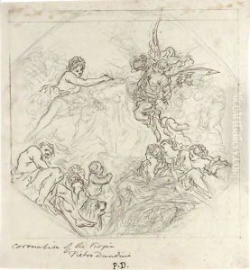 Allegoria Con L'Apoteosi Del Granducato Di Toscana Entro Un Ottagono by Pietro Dandini