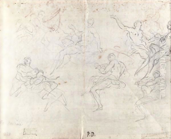Studi Di Figure Viste Di Scorcio - view 1